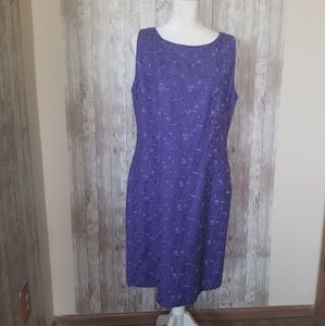 Jessica Howard Size 14 Embroidered Dress